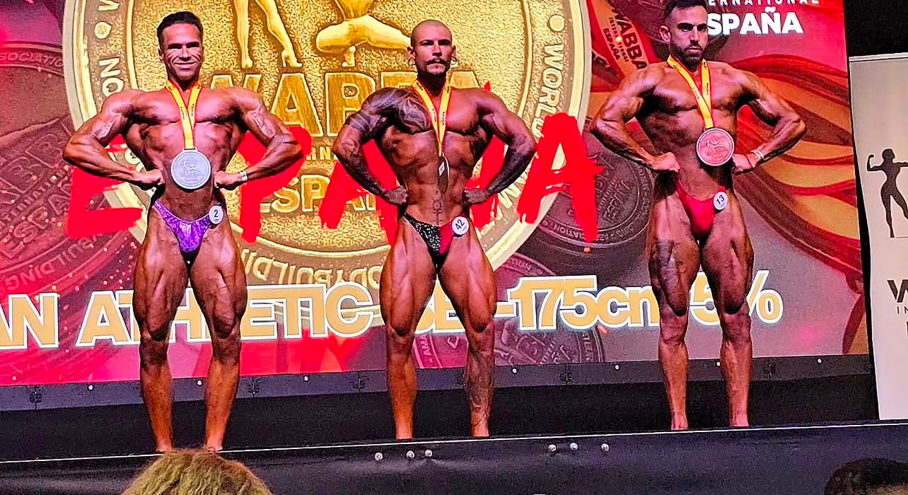Edgar PG en el podio del Campeonato WABBA International España